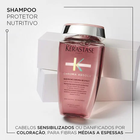 Shampoo Kérastase Chroma Absolu Bain Riche Chroma Respect